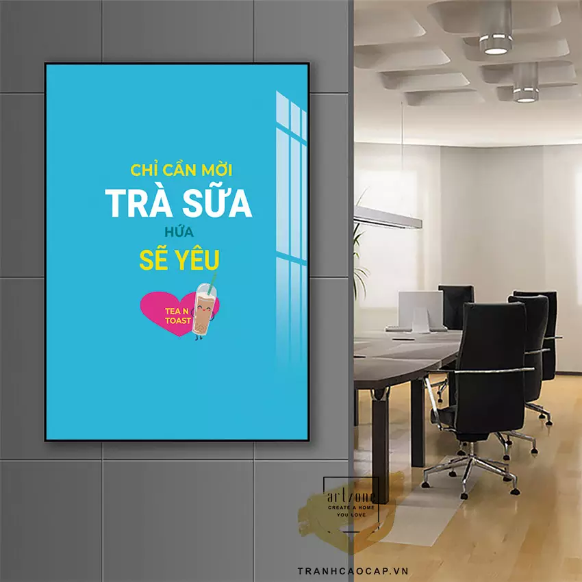 Vị trí treo tranh ngang tầm mắt