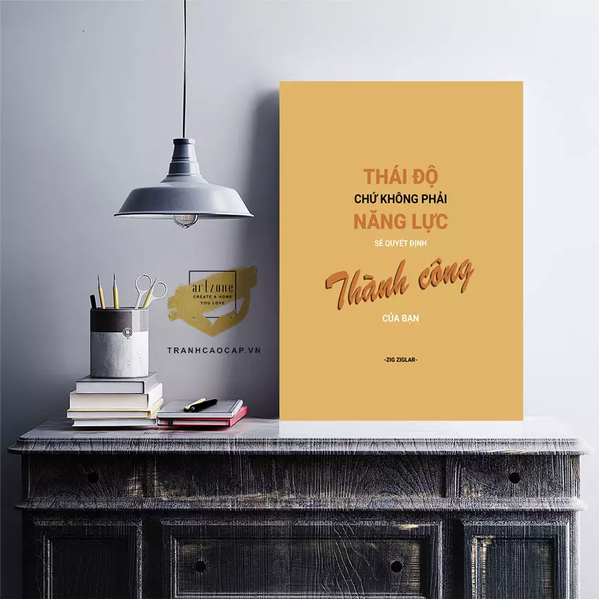 Tranh Mica trang trí phòng làm việc giám đốc