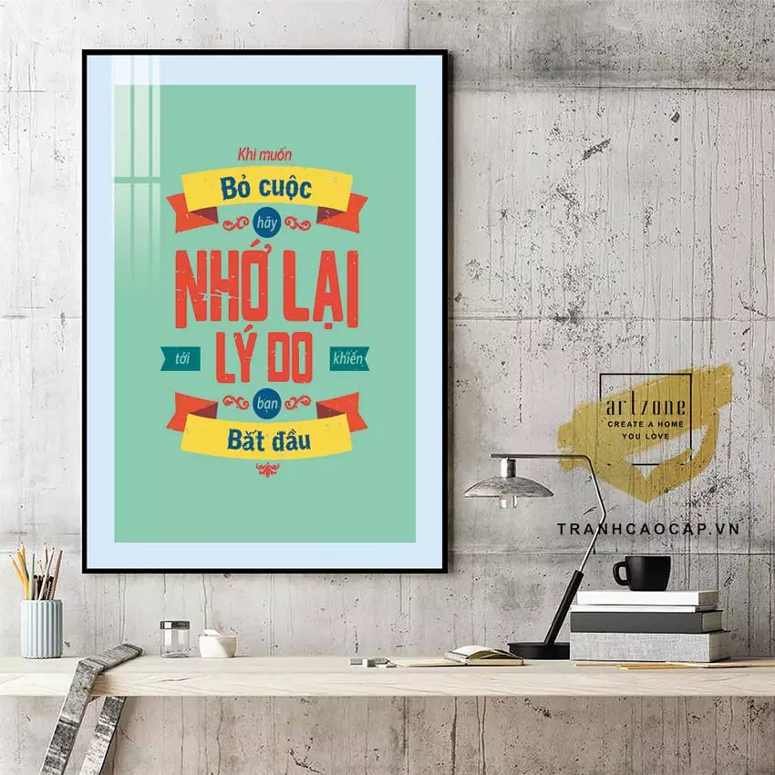Lợi ích của tranh mica slogan trong văn phòng