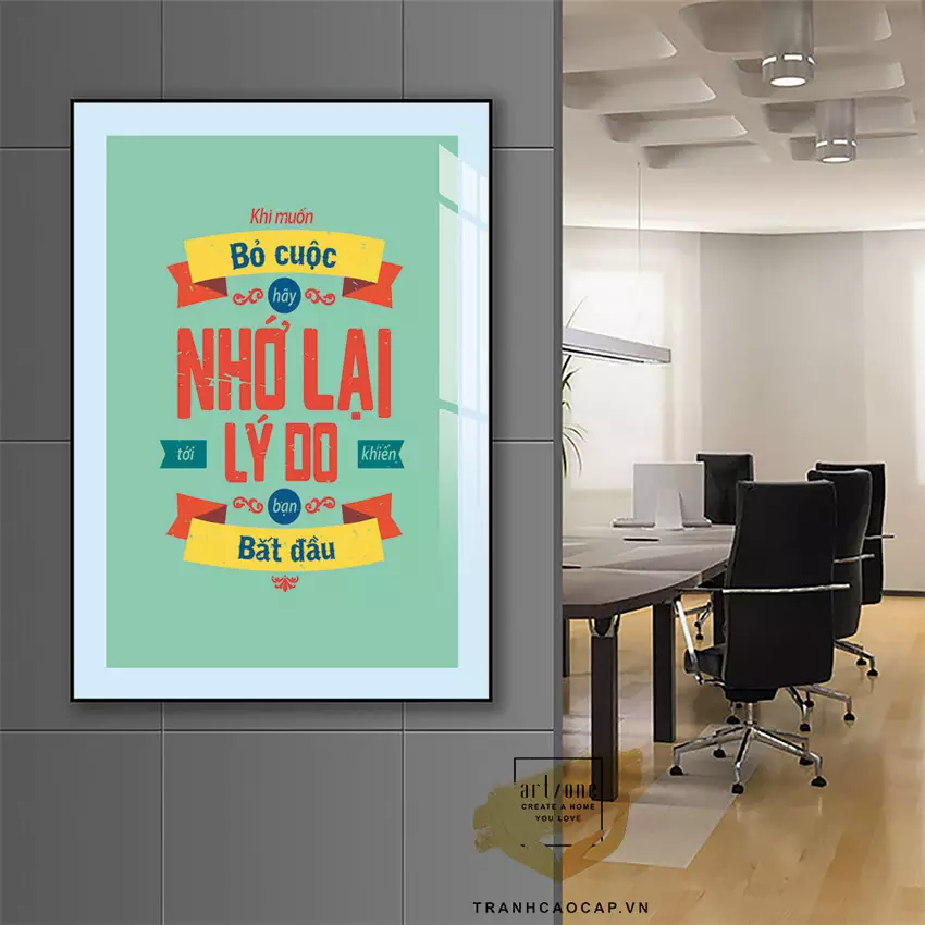 Mẫu tranh mica slogan AZ1-1431-MICA