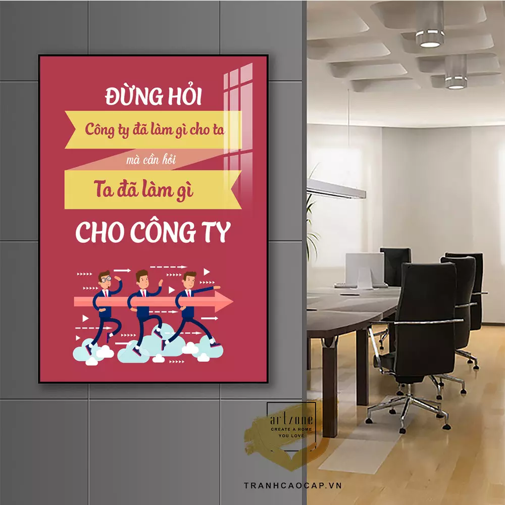 Hướng dẫn treo tranh mica động lực