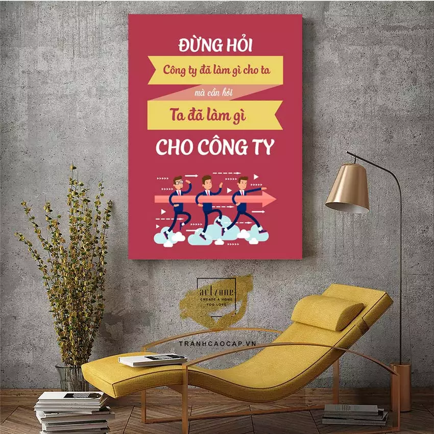 Tranh mica động lực dễ dàng vệ sinh và bảo dưỡng