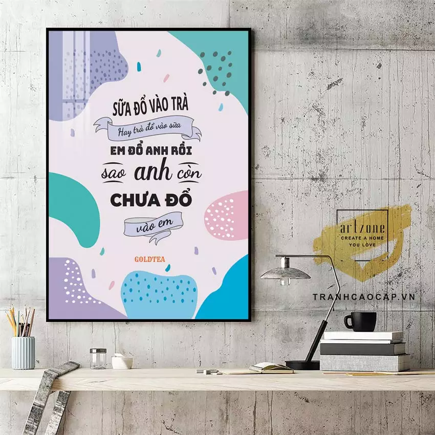 Tranh mica slogan văn phòng tạo động lực làm việc Tranh mica slogan văn phòng tạo động lực làm việc