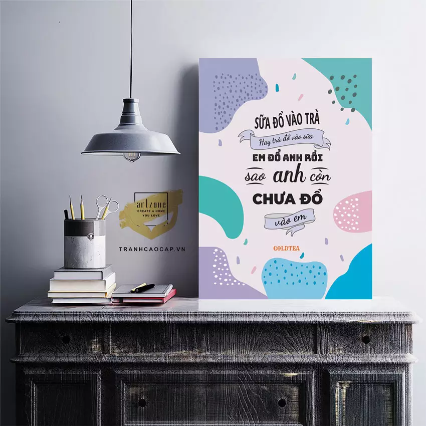Chú ý đến màu sắc và bố cục của tranh Chú ý đến màu sắc và bố cục của tranh