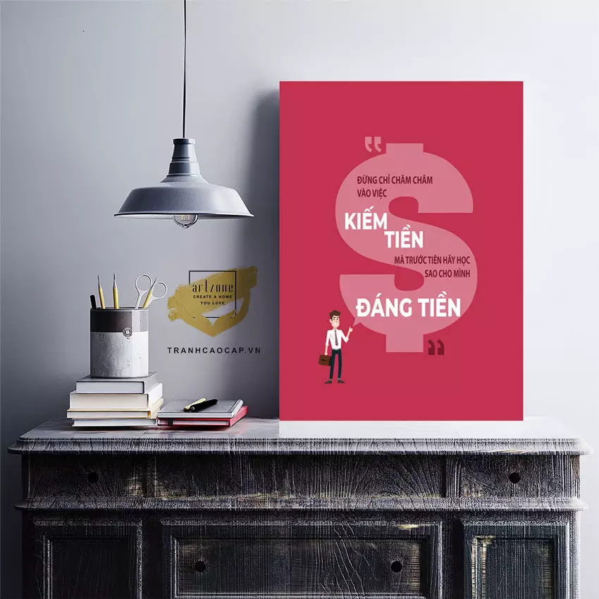 Nâng cao tinh thần đồng đội với tranh mica slogan tiếng Việt