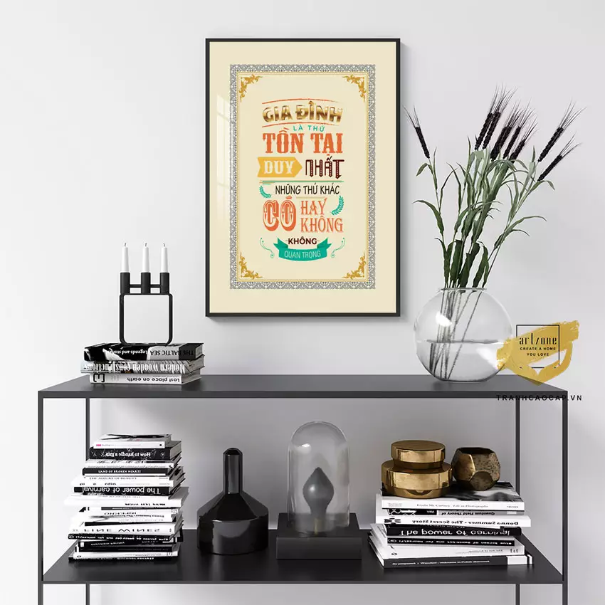 Tranh slogan trang trí văn phòng mica cao cấp Tranh slogan trang trí văn phòng hiện đại