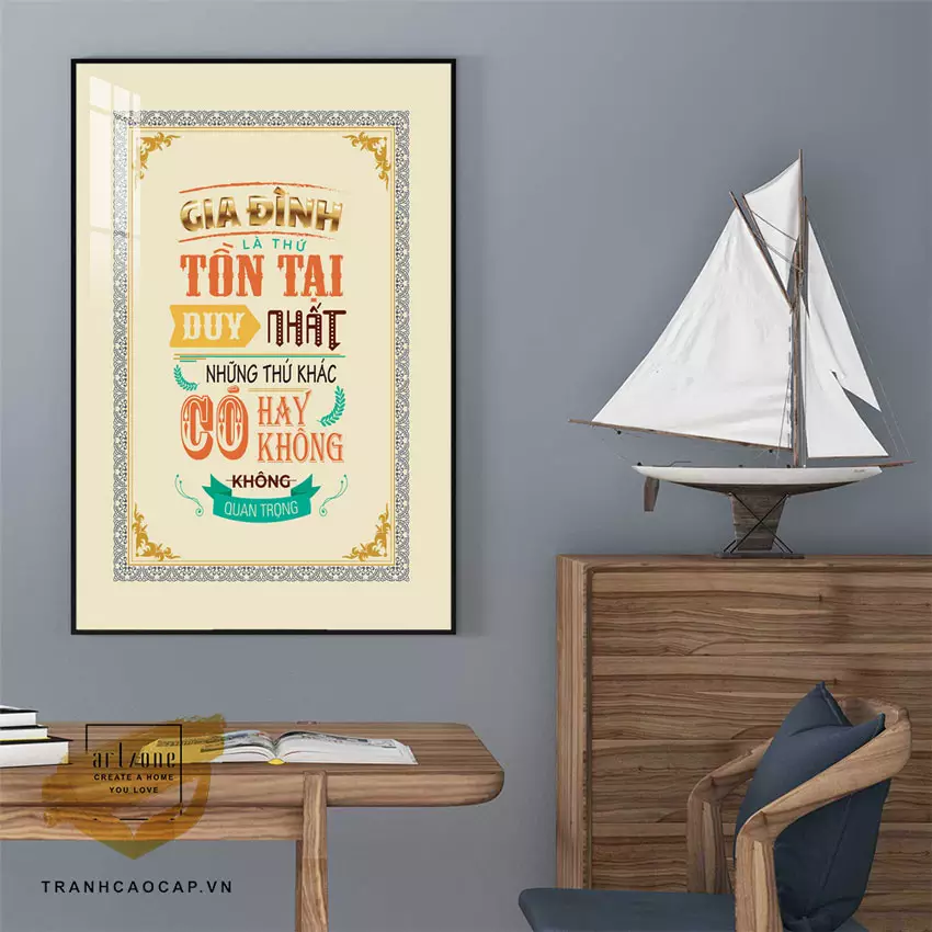 Sử dụng tranh slogan để tạo không gian làm việc chuyên nghiệp Tranh slogan tạo không gian làm việc chuyên nghiệp