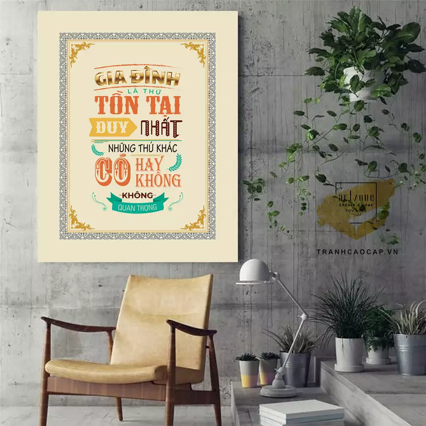 Tranh slogan tạo không khí làm việc tích cực Tranh slogan tạo không khí làm việc tích cực