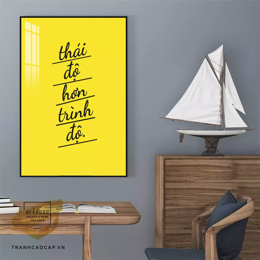 Bố cục tranh treo tường cân đối và hài hòa