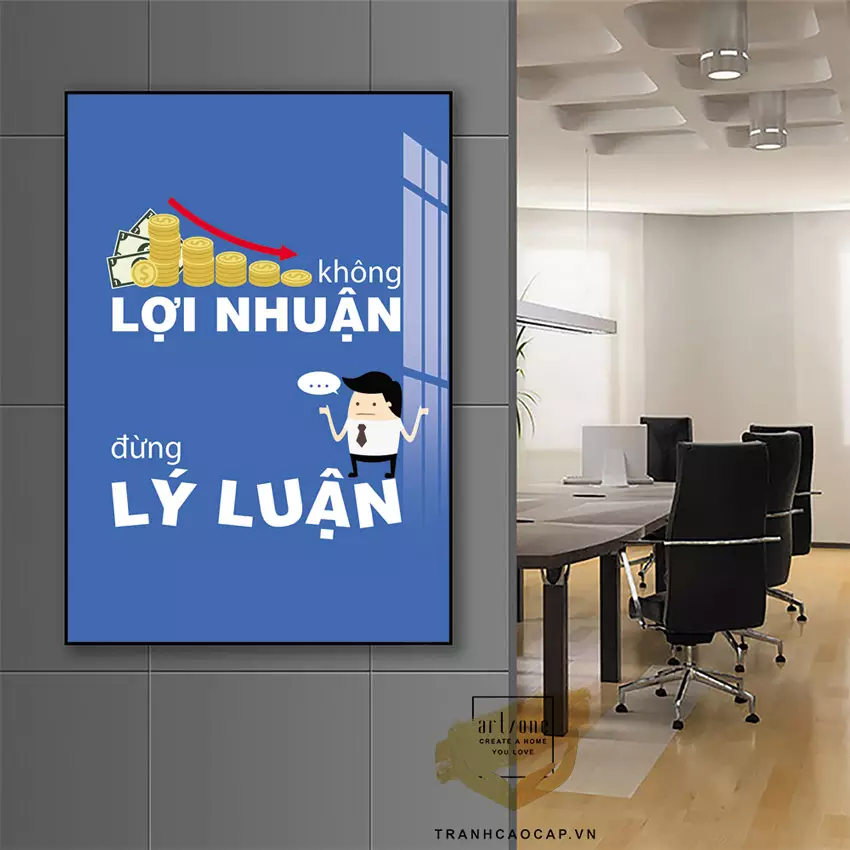 Tranh slogan với thông điệp truyền cảm hứng cho văn phòng Tranh slogan với thông điệp truyền cảm hứng cho văn phòng