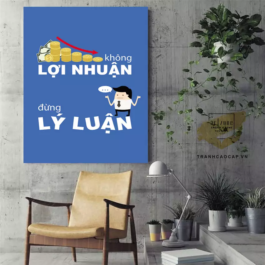 Tranh slogan bộ tạo sự đồng bộ cho không gian làm việc Tranh slogan bộ tạo sự đồng bộ cho không gian làm việc