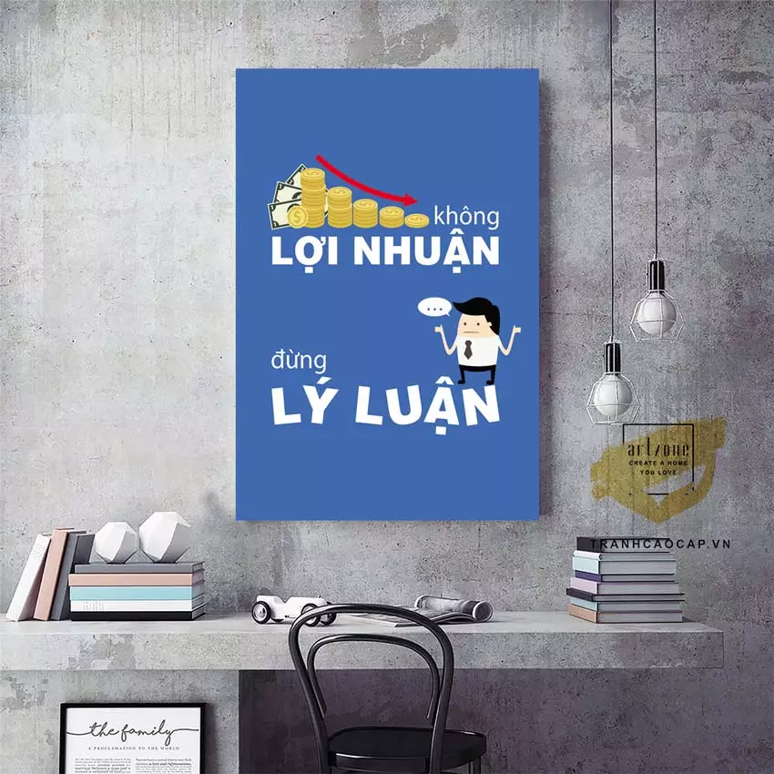 Chất liệu mica cao cấp của tranh slogan AZ1-1447 Chất liệu mica cao cấp của tranh slogan AZ1-1447