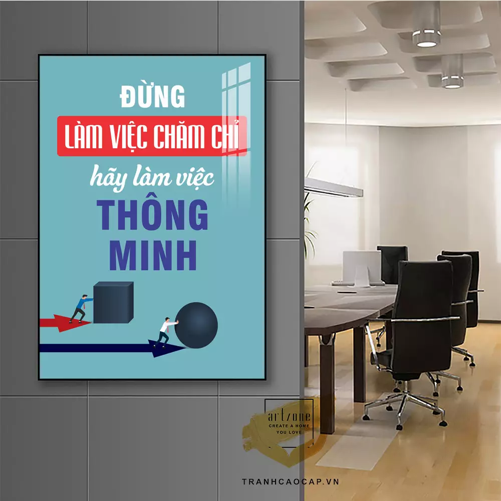 Tranh mica động lực AZ1-1354 Series trong phòng họp