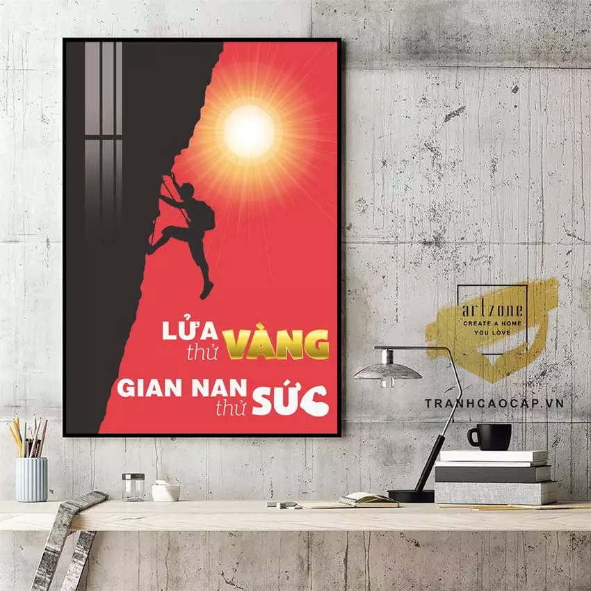 Tranh mica treo tường với thông điệp ý nghĩa
