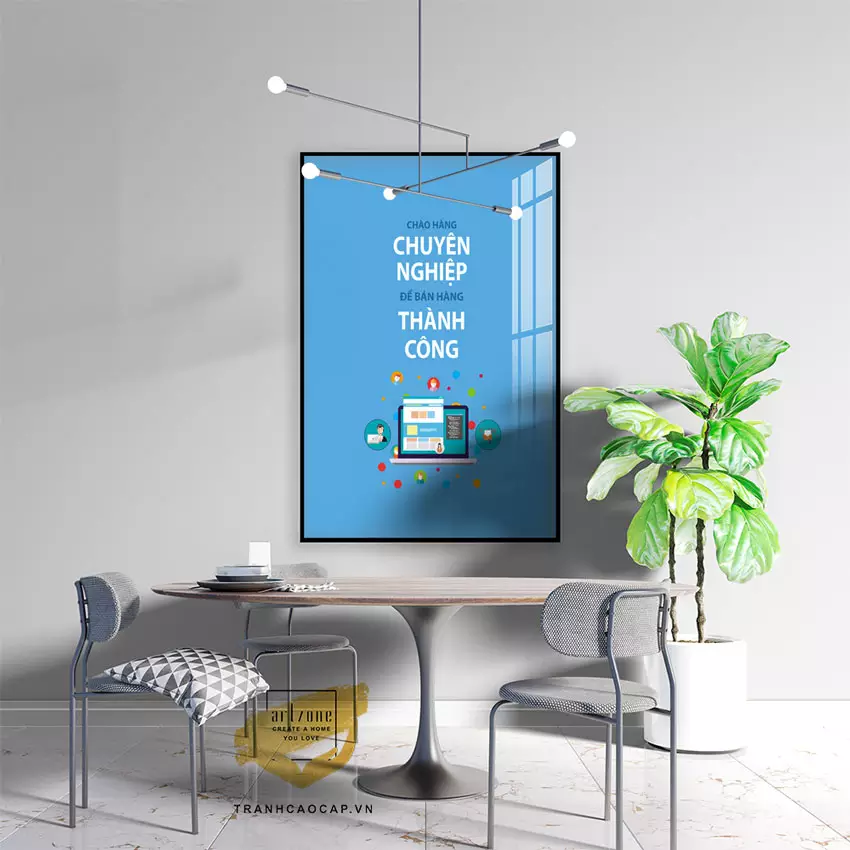 Thông điệp tinh tế được thể hiện qua bức tranh slogan
