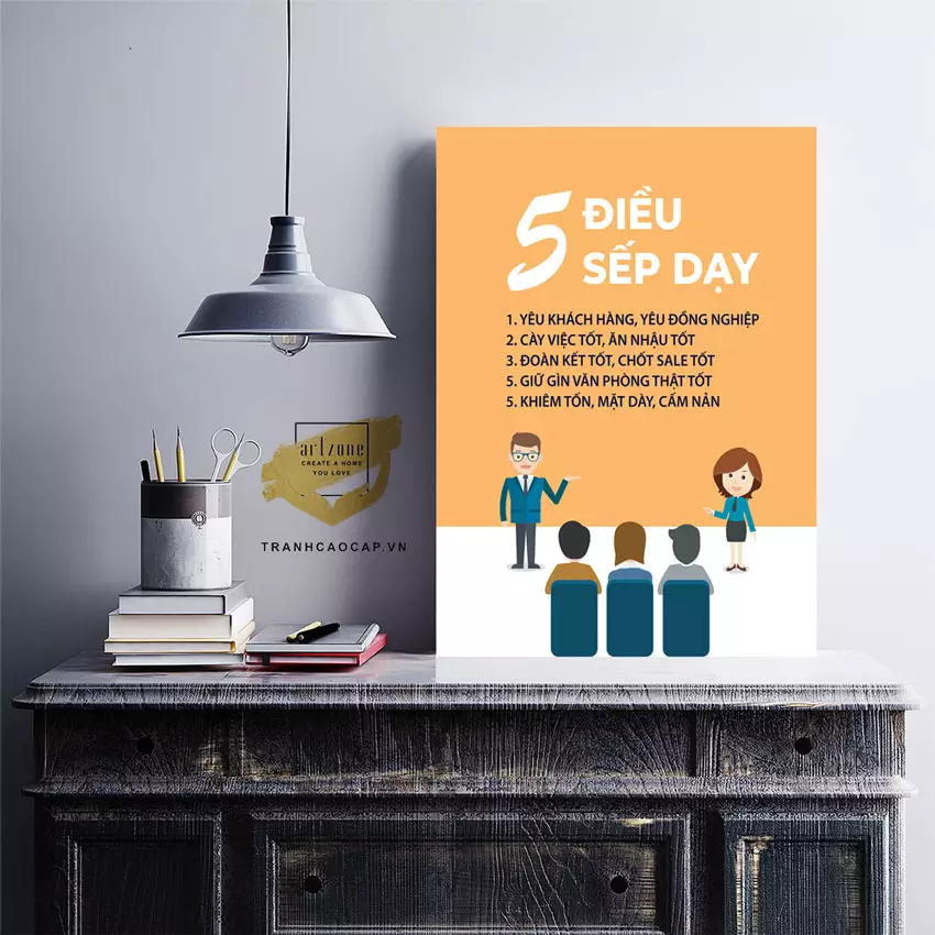 Tranh Mica Trang Trí Văn Phòng Hiện Đại