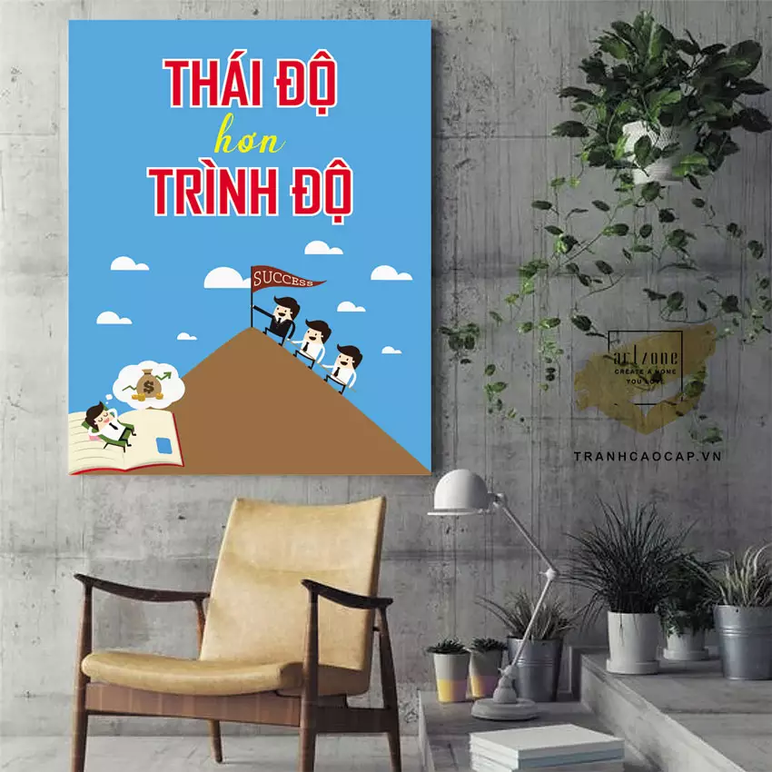Khung composite cho tranh slogan