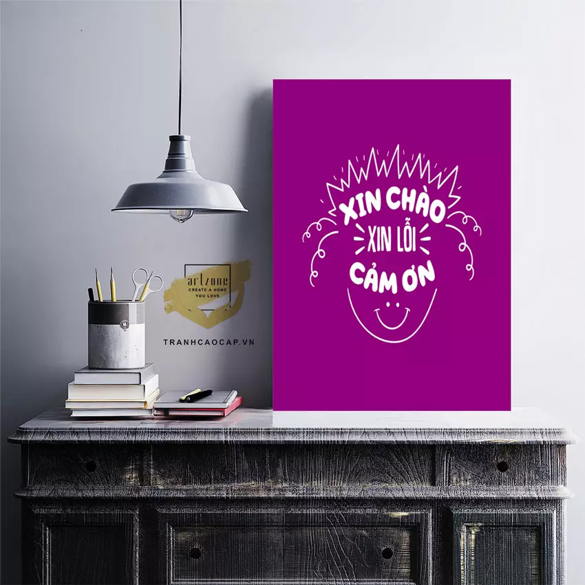 Trang trí văn phòng bằng tranh mica để tạo không gian làm việc lý tưởng