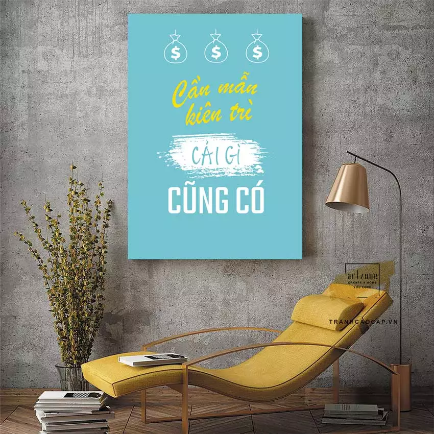 Tranh slogan khu vực làm việc chung