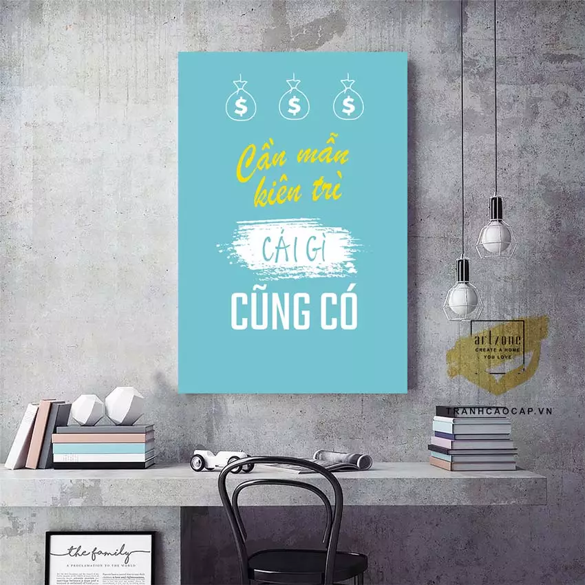 Tranh slogan văn phòng đẹp
