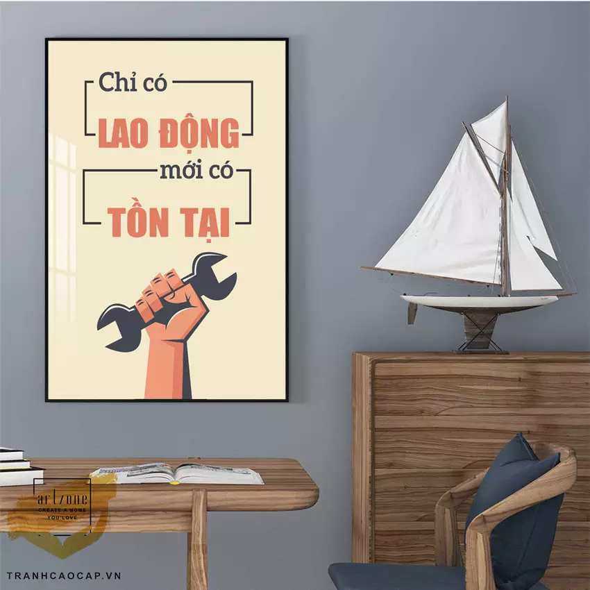 Tranh slogan tạo động lực phù hợp với nhiều không gian văn phòng