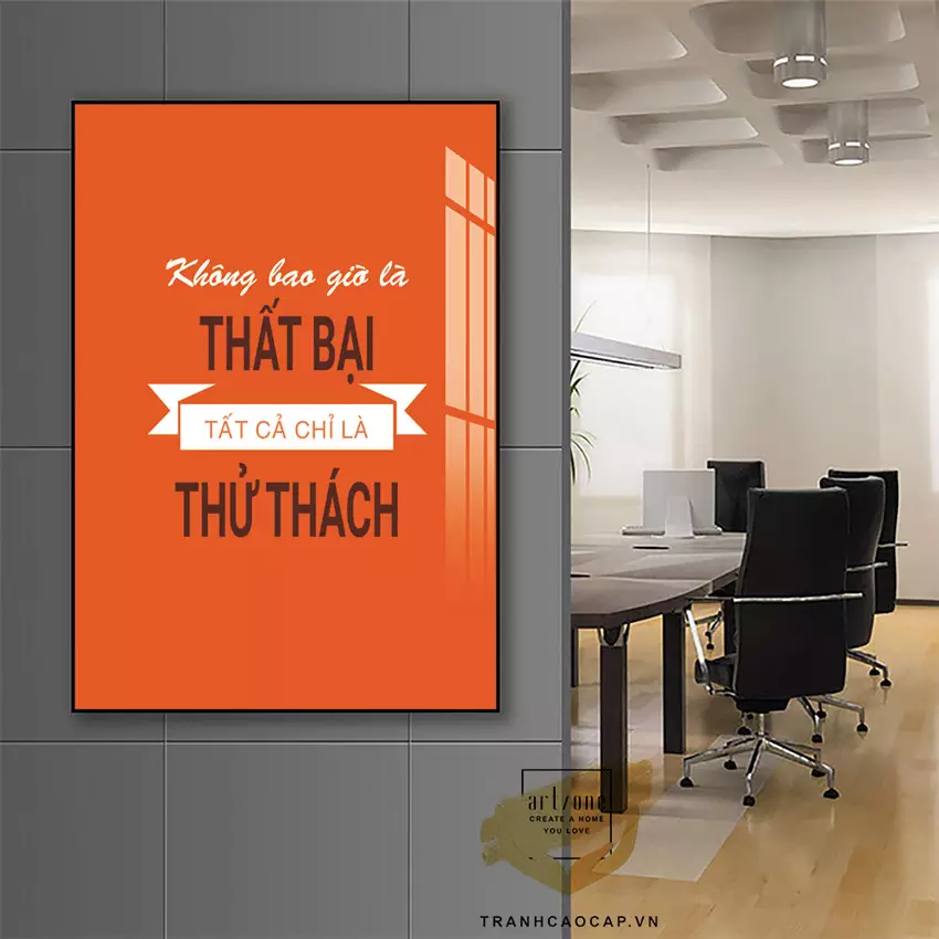 Lựa chọn tranh slogan theo mục đích sử dụng và không gian