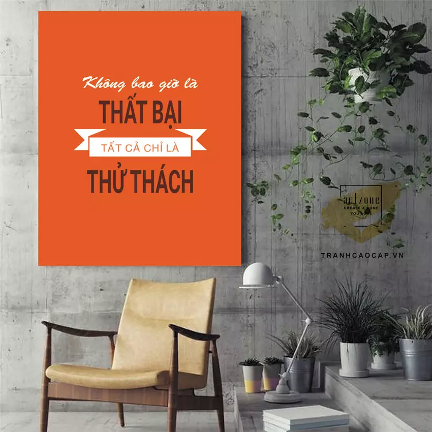 Tranh slogan tạo động lực làm việc cho nhân viên