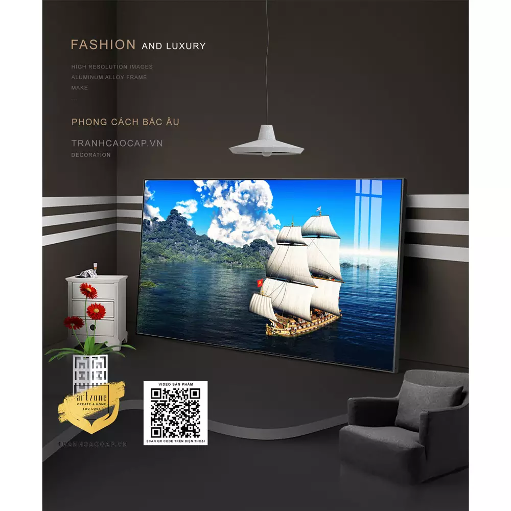 Sai lầm thường gặp khi treo tranh quá cao
