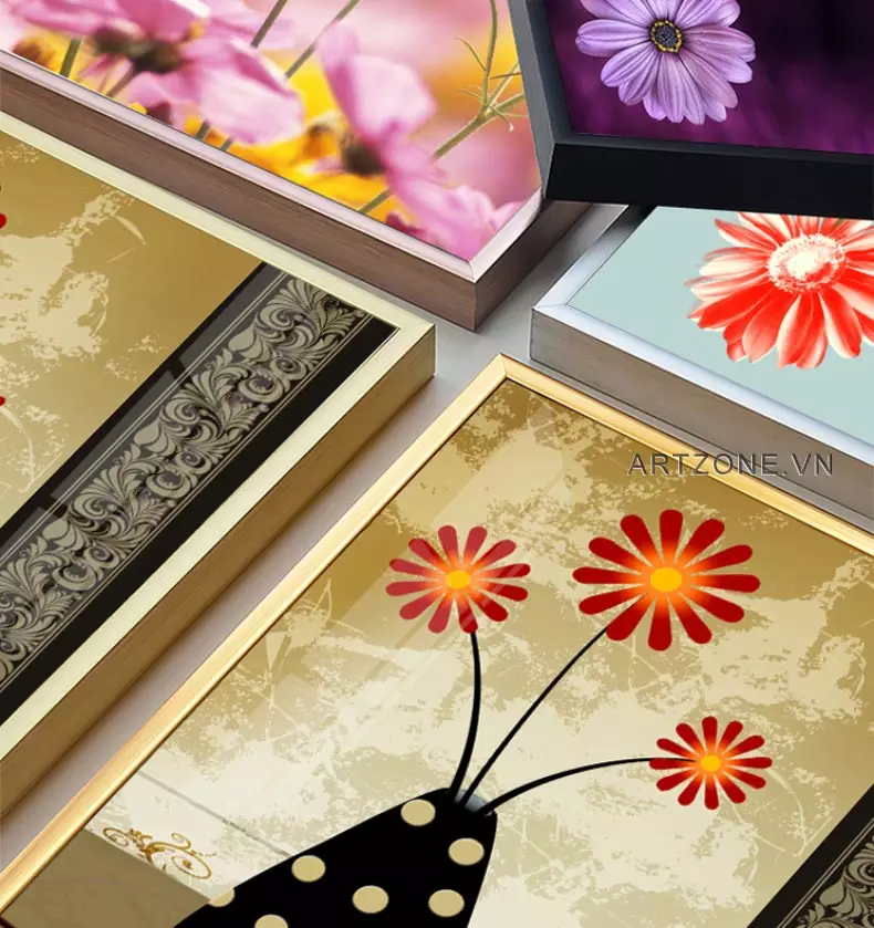 Bề mặt sáng bóng của tranh Mica