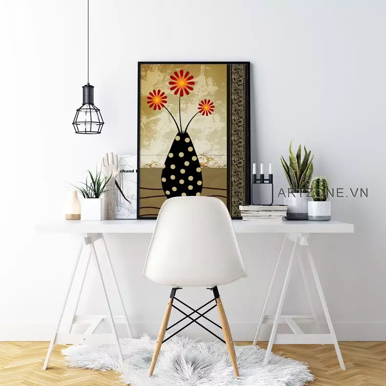 Tranh tĩnh vật Mica tạo không gian thư giãn