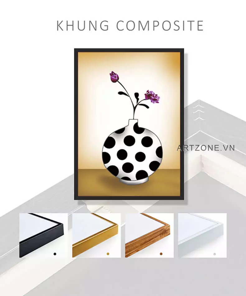 Lựa chọn khung tranh phù hợp với phong cách của tranh và nội thất