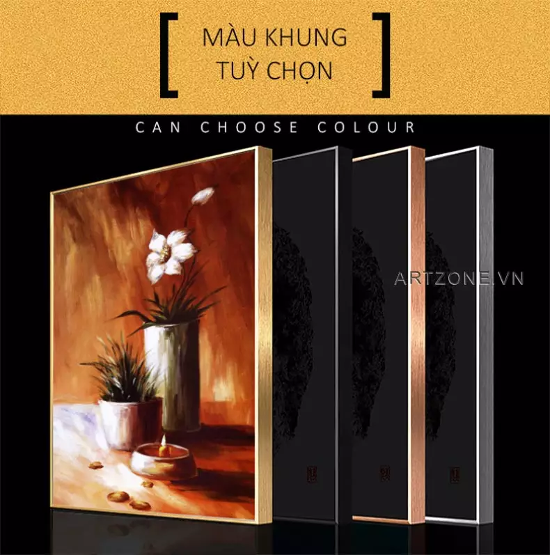 Tranh bộ tĩnh vật Mica AZ1-0104 tạo điểm nhấn ấn tượng cho không gian sống Tranh bộ tạo điểm nhấn cho không gian