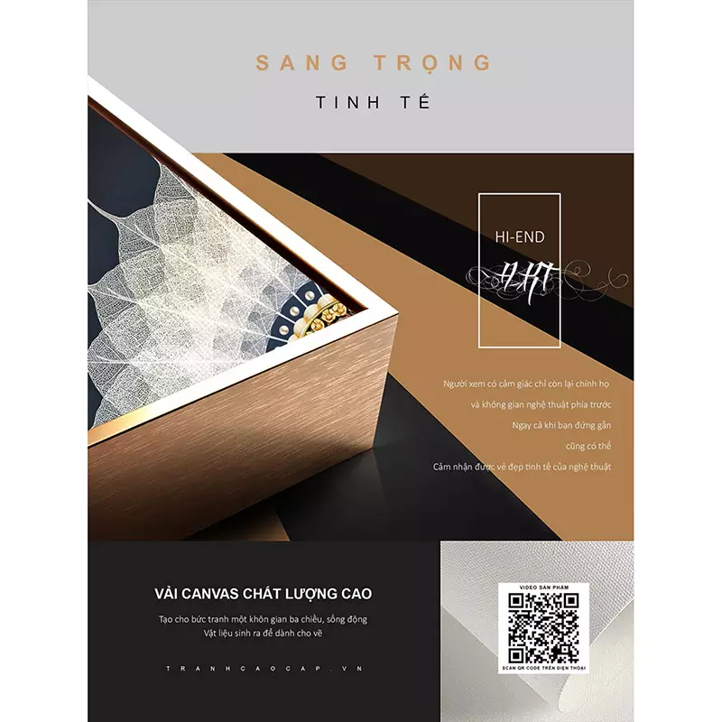 Tranh Mica treo phòng khách