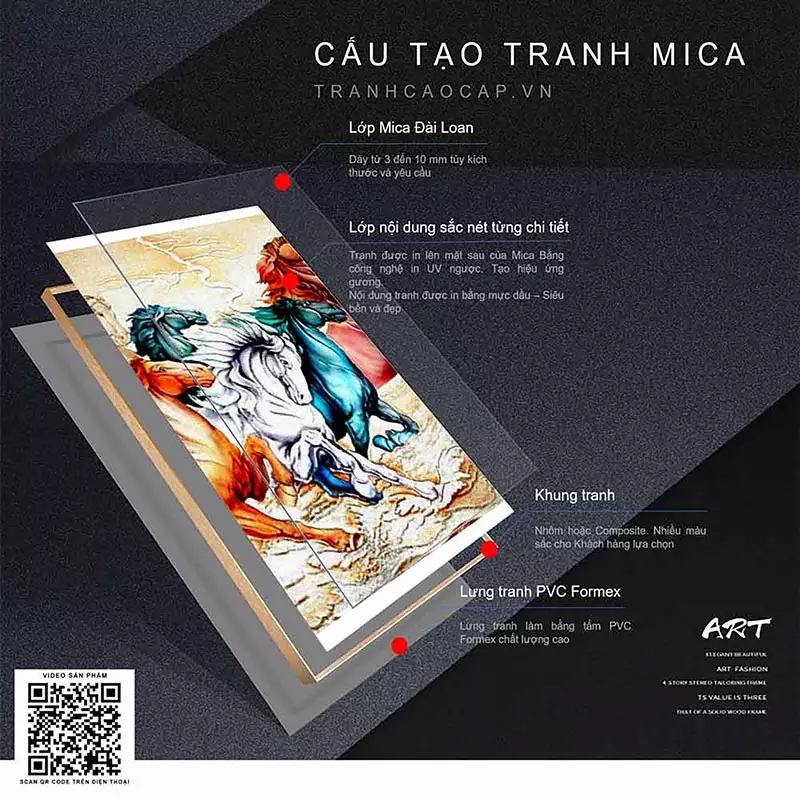 Tranh trang trí bông gương