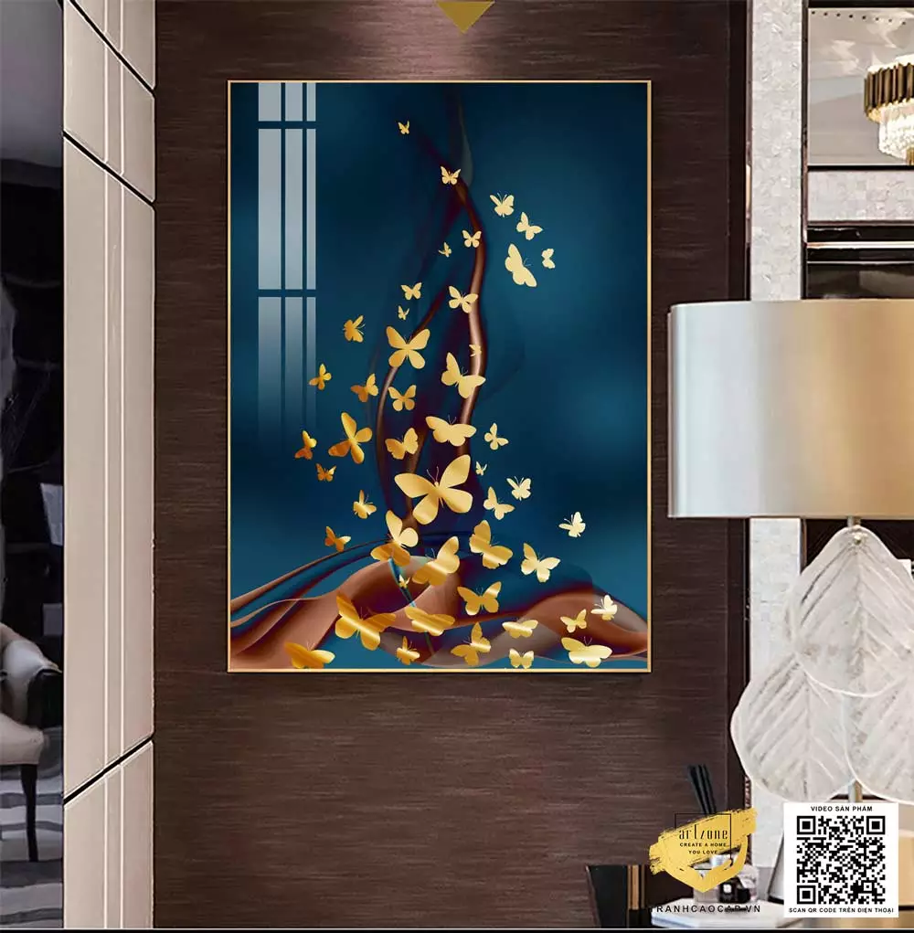 Kỹ thuật ánh sáng và bóng tối trong bức tranh Bươm Bướm Di Cư Kỹ thuật ánh sáng và bóng tối tạo chiều sâu cho bức tranh