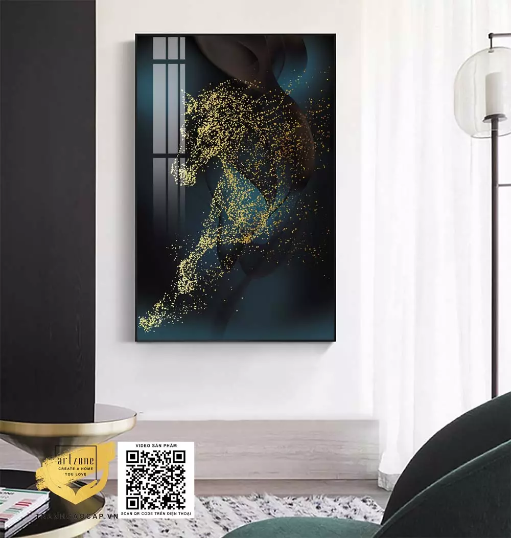 Chi tiết tranh ngựa AZ1-0787-MICA