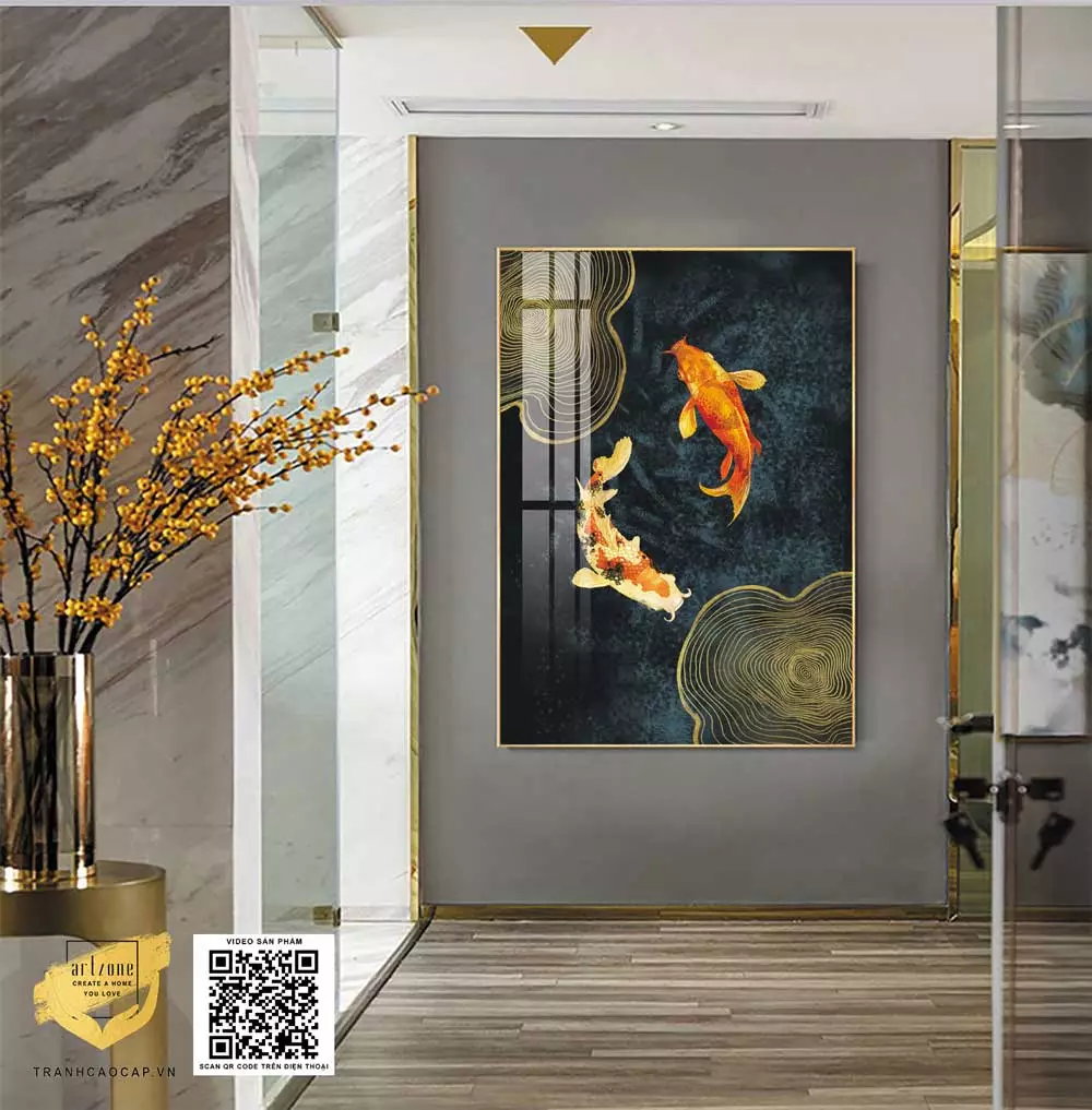 Tranh động vật mica AZ1-0746 cho không gian sống đẳng cấp