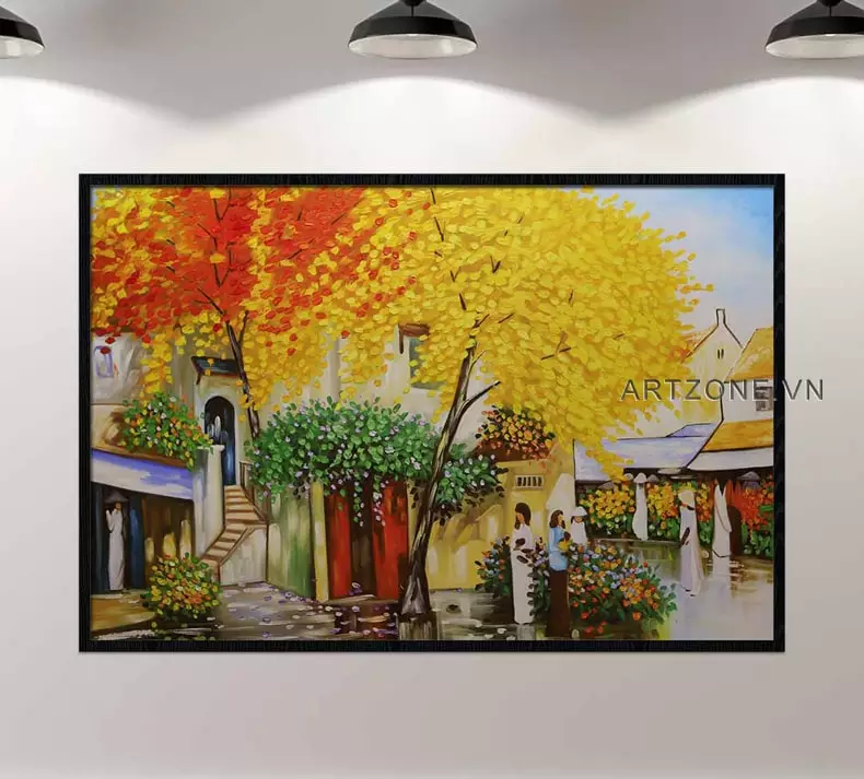 Tranh Hà Nội Xưa AZ1-0039-MICA