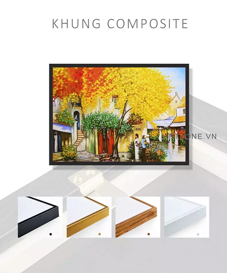 Tranh Hà Nội xưa trong không gian nội thất hiện đại Tranh Hà Nội xưa trong không gian nội thất hiện đại