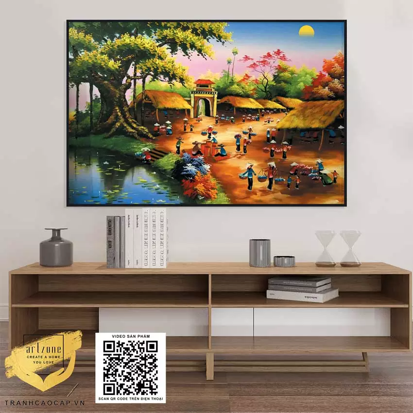 Tranh Làng Quê Việt Nam AZ1-0152-MICA