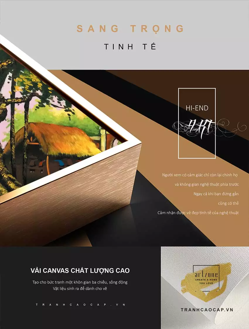 Tranh làng quê - Nét đẹp vĩnh cửu