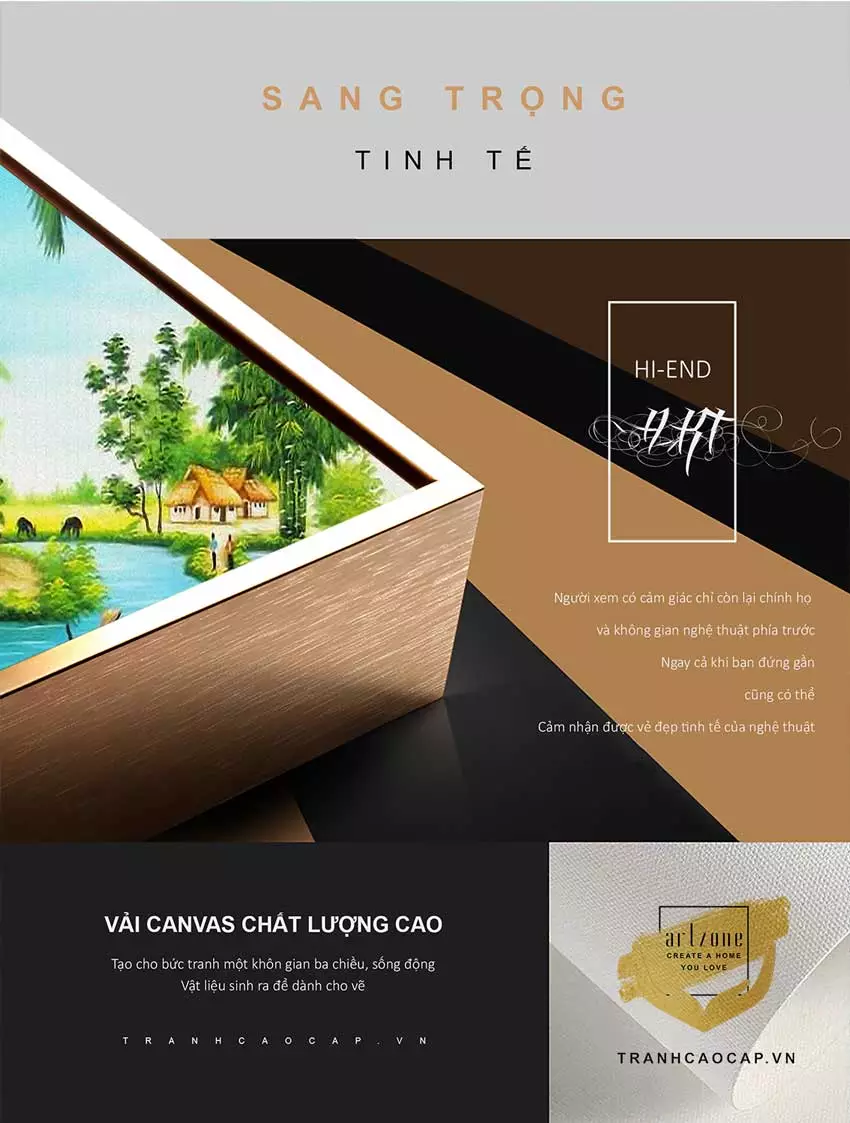 Tranh làng quê Việt Nam