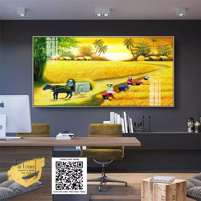 Tranh Làng Quê Việt Nam AZ1-0162-MICA