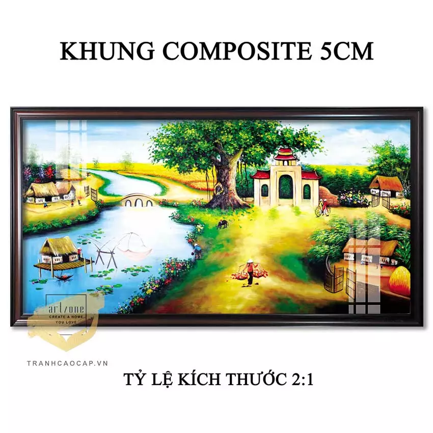 Khung tranh nhôm composite