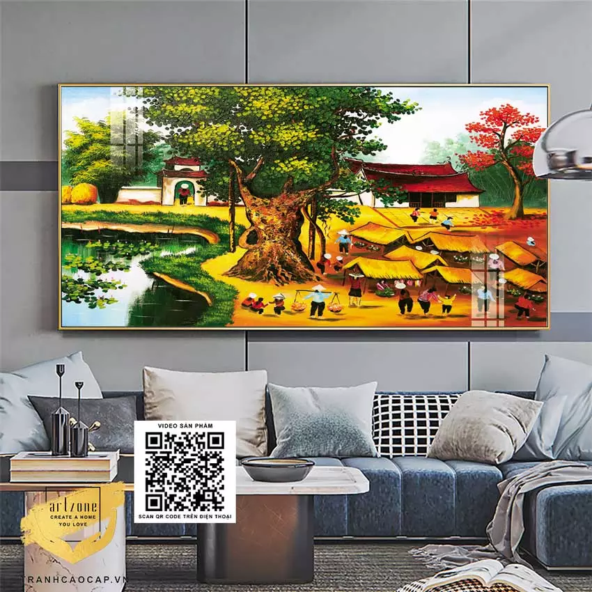 Chọn kích thước tranh phù hợp với không gian
