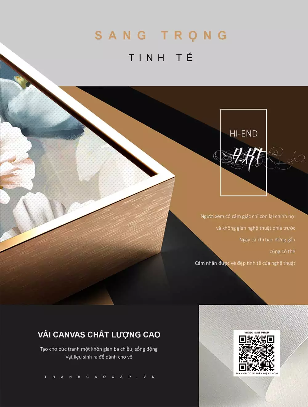 Ý nghĩa của tranh hoa lá trong trang trí nội thất