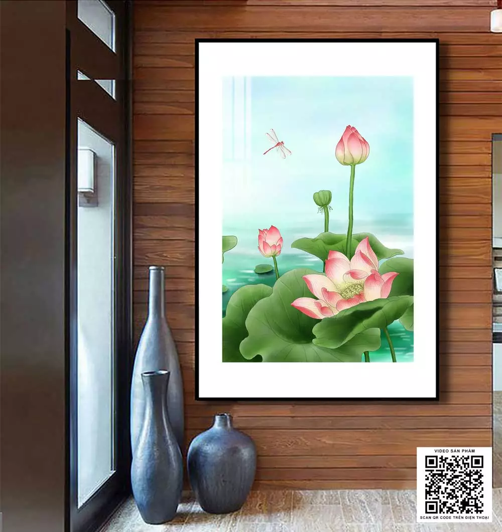 Sự hài hòa giữa tranh và không gian nội thất