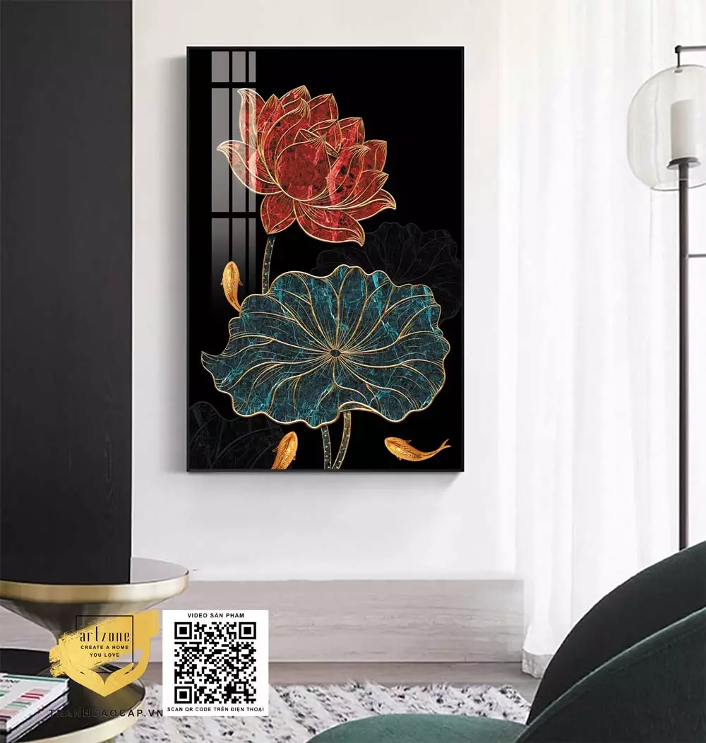 Tranh mica cao cấp với hiệu ứng 3D sống động