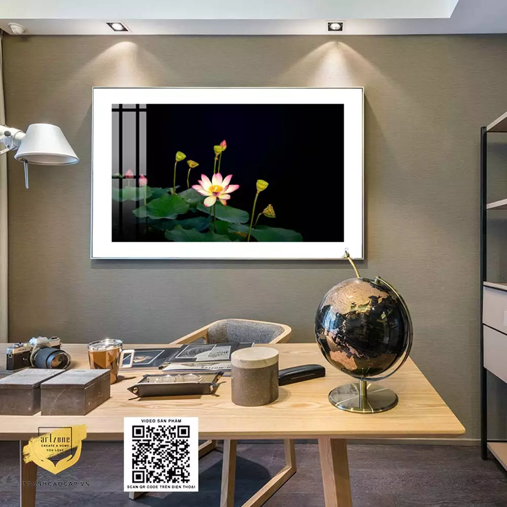 Phong thủy tranh hoa sen mang lại may mắn và bình an