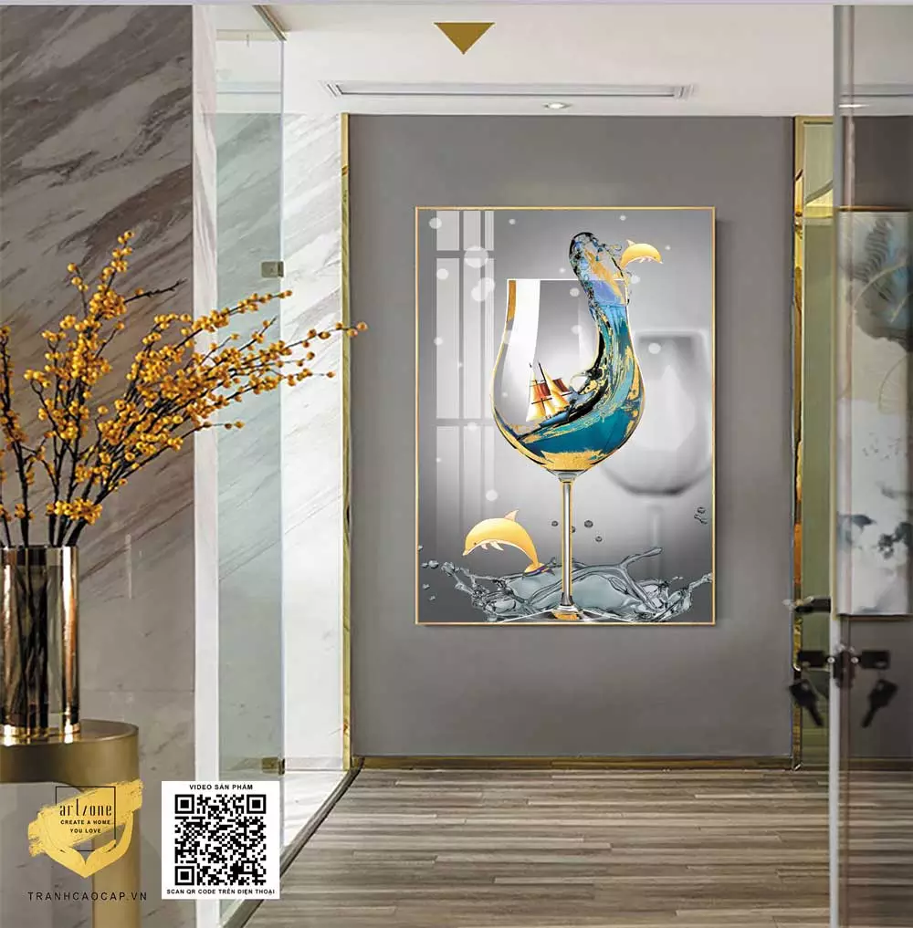 Chất liệu Mica cao cấp của tranh tĩnh vật